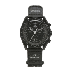 SWATCH X OMEGA BIOCERAMIC MOONSWATCH MISSION TO MOONPHASE SNOOPY BLACK